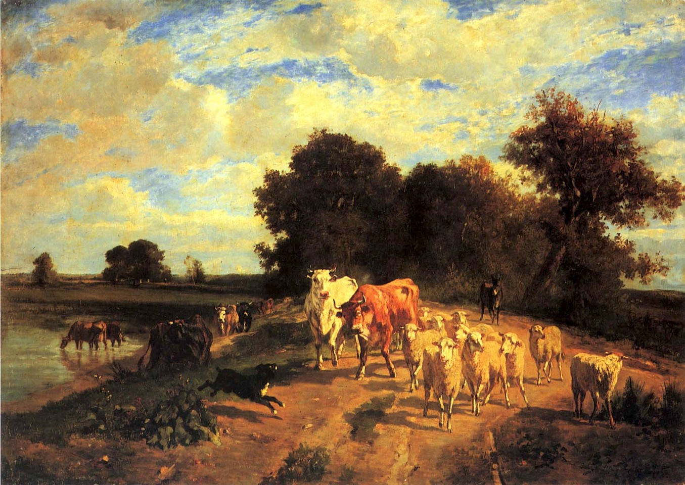 Constant Troyon ,   Le Troupeau au Bord de la Rivière  ,  ca. 1850  
  Oil on canvas ,  25 1/2 x 36 1/4 in. (64.8 x 92.1 cm)  
  TRO-004-PA  
   Appraisal Value : $0.00 
 Location : $0.00 
 User3 : $0.00